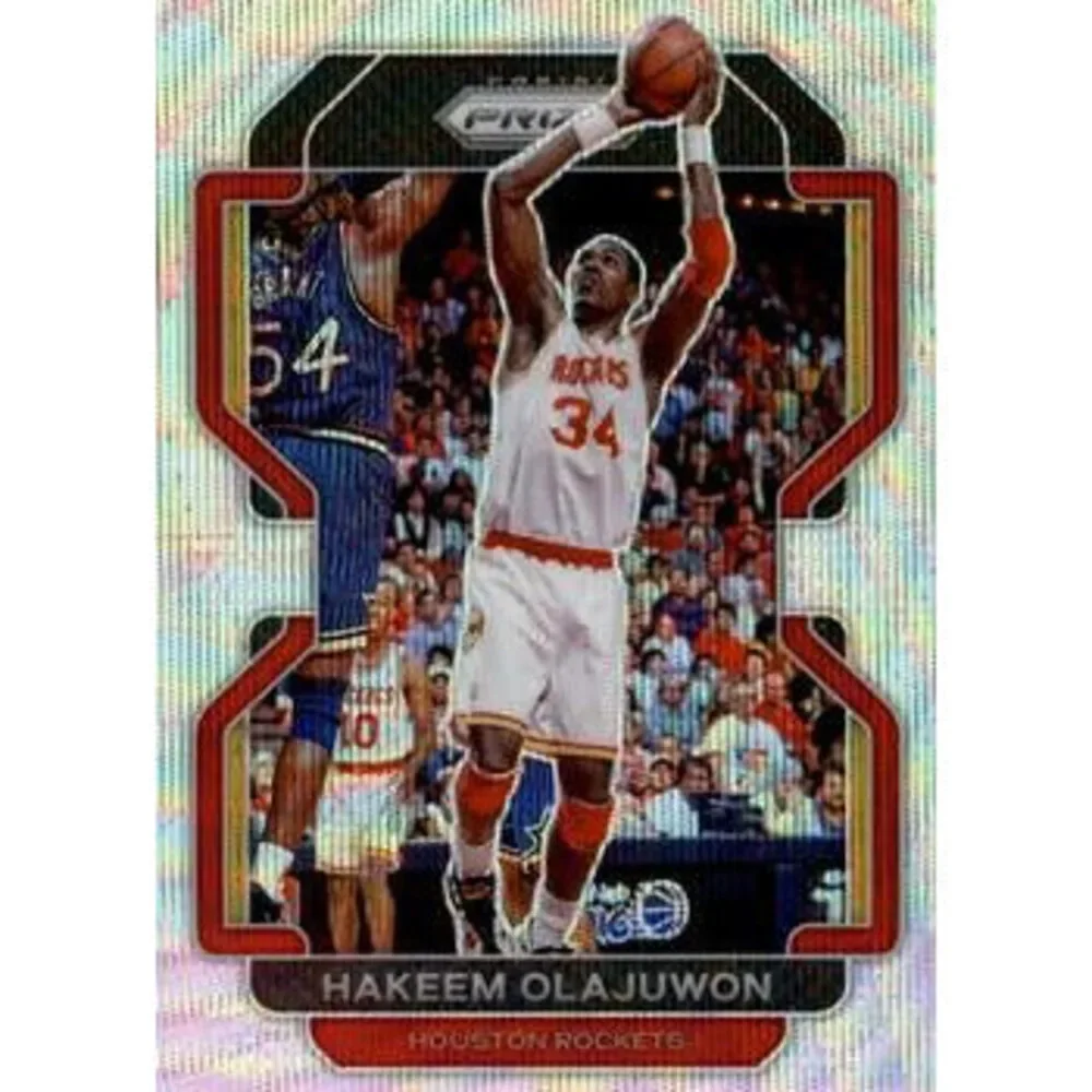 2021-22 Panini Silver Prizm Hakeem Olajuwon 265 Houston Rockets